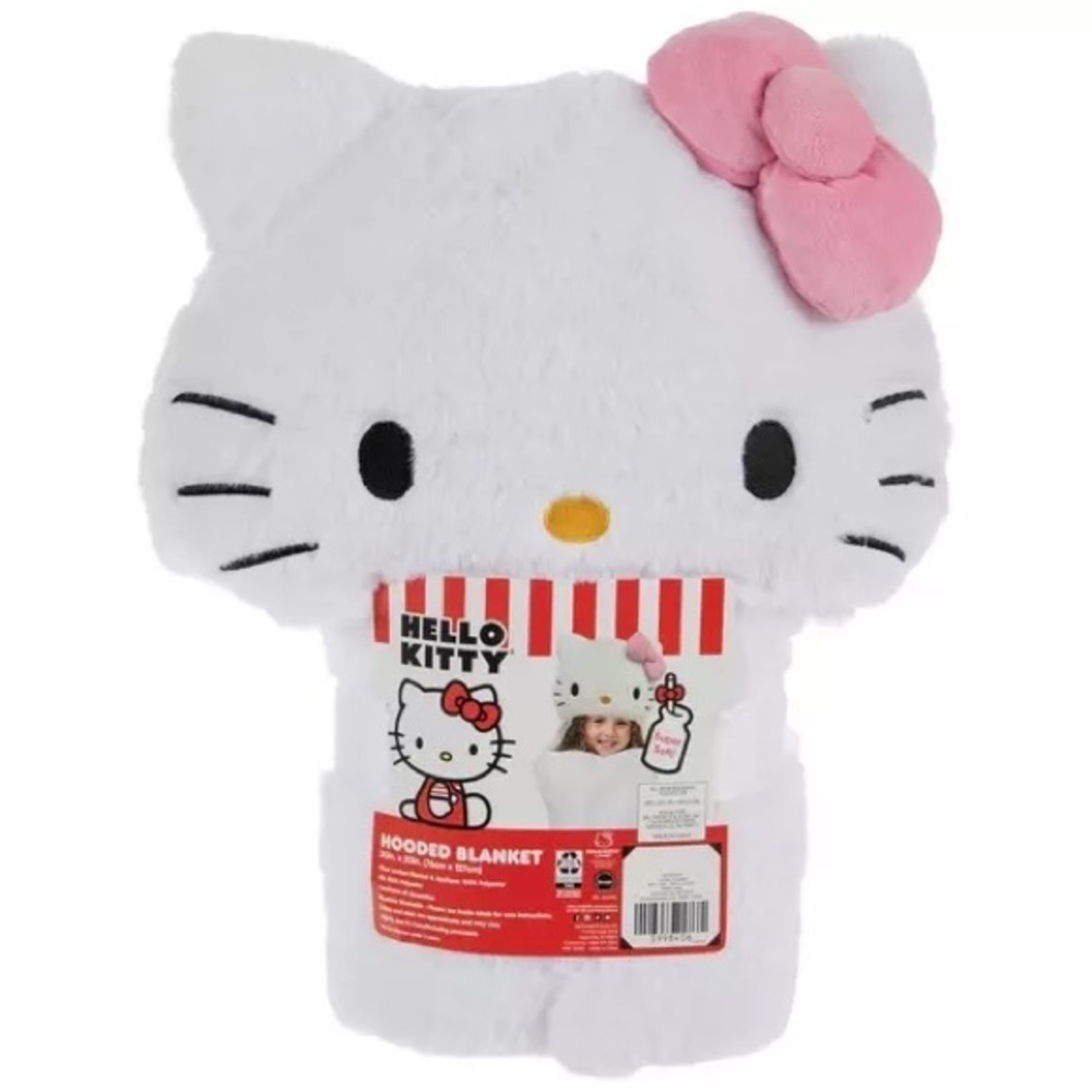Hello Kitty Hooded Blanket
